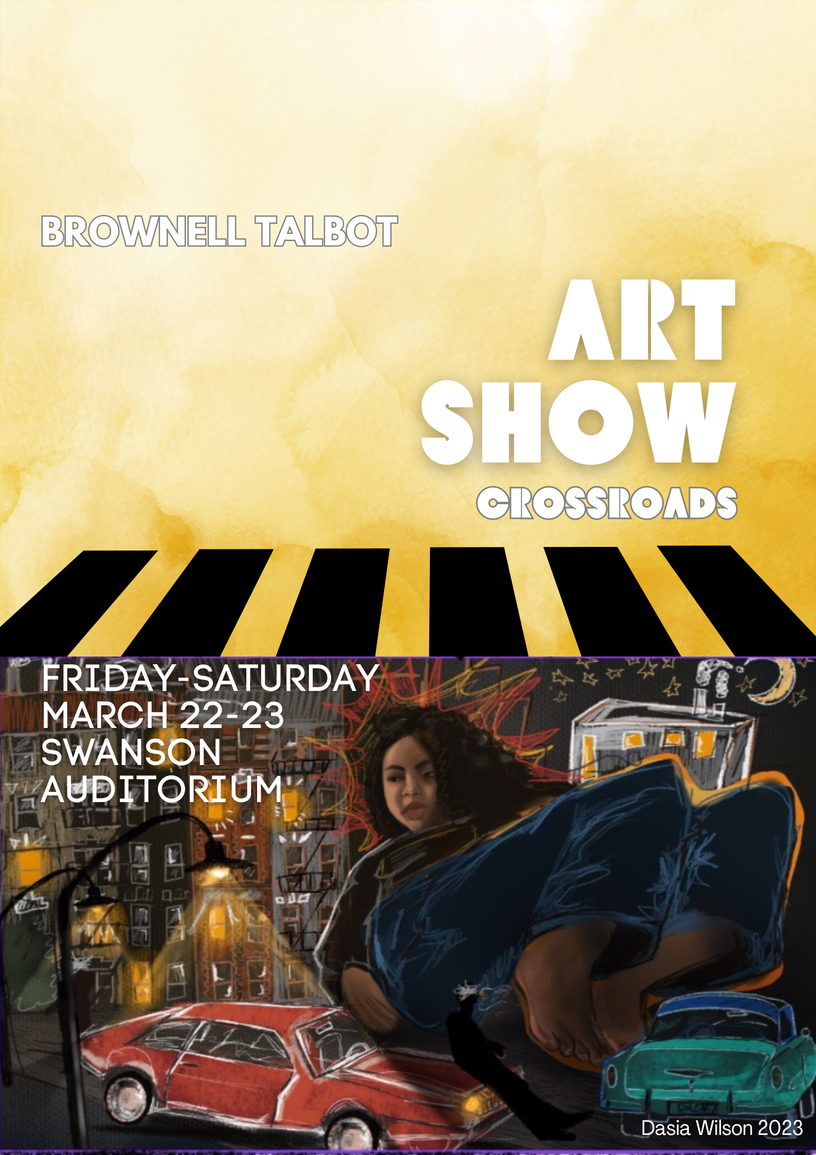 Student Art Showcase Before Our Town Performance