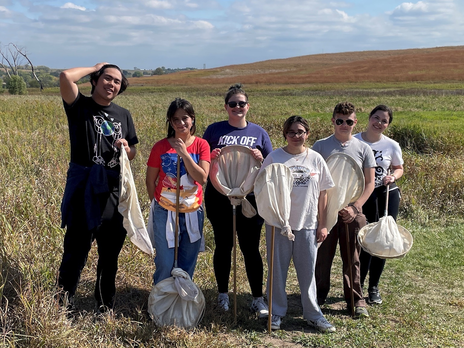 AP Environmental Science Visits Glacier Creek Preserve Prairie
