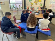 Fourth Grade Gets Glimpse of Middle School Life
