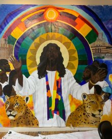 National Art Honors Society and Jesuit Academy Collaborate on Mural