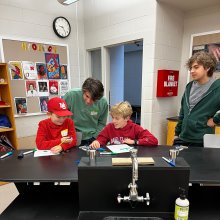 Lower and Upper School Students Honor Dr. King at Service through STEM Lower and Upper School Students Honor Dr. King at Service through STEM
